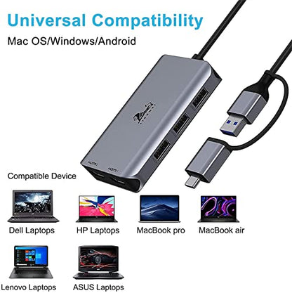LIONWEI USB 3.0 Docking Station LIUC0228 1080P@60Hz Aluminum