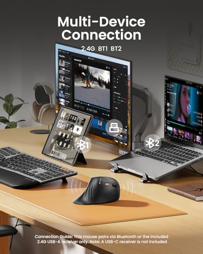 ProtoArc 250g EM11 NL Optical 2400 DPI Wireless Mouse