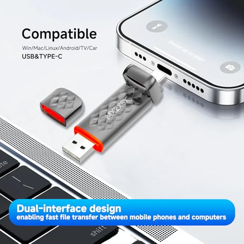 MXZXSX 128GB MQ-100 External SSD USB 3.2 Gen 2 Type-C Storage Drive