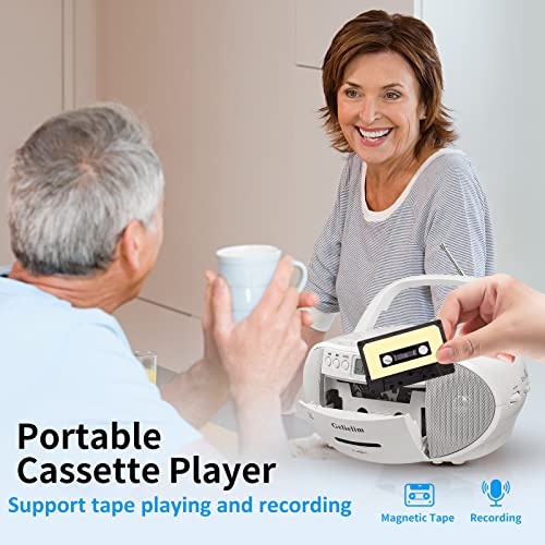 Gelielim Portable CD/Cassette Player BT-9224MU 3W Dual Speaker