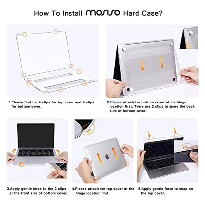 MOSISO 13 inch A2337 A2179 A1932 Hard Shell Laptop Case
