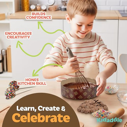 Kidaddle Cake Baking Mix Chocolate Drizzle 1 Count Box American Cuisine