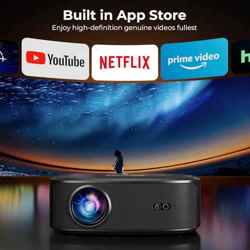 ELEPHAS Portable W1K 1080p 3000 ANSI Lumens LED Projector