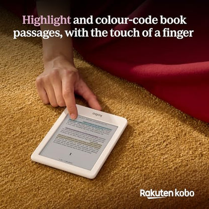 Kobo 6 Inch N367-TP-WH-S-CK 1072x1448 Electronic Ink eReader