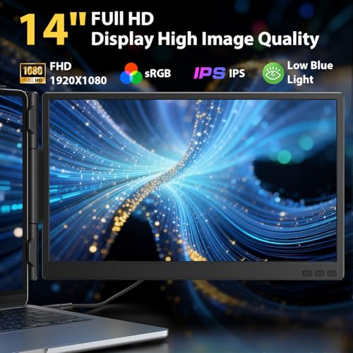 APILDELLA 14 Inches A4 1920x1080 60Hz IPS LCD Monitor