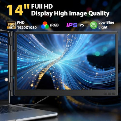 APILDELLA 14 Inches A4 1920x1080 60Hz IPS LCD Monitor