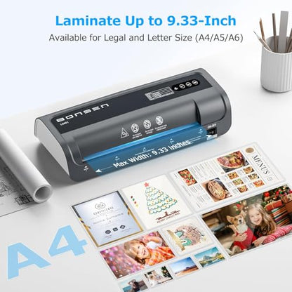 BONSEN 100 Count A4 Laminator B101A, Thermal Laminating Machine