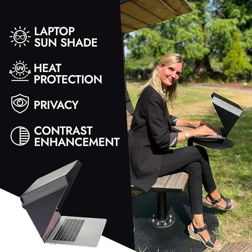Philbert Danish Design 12-14" 22-02-07 Portable Sun Shade, Privacy & Heat Protection Screen Filter