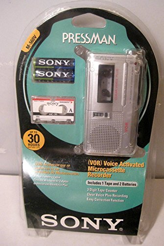 Sony M-560V 1" 4GB Digital Microcassette Voice Recorder USB 2.0