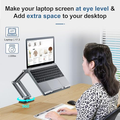 Nediea Laptop Mount - Model nediea-XXX - Adjustable Height Stand for Laptops