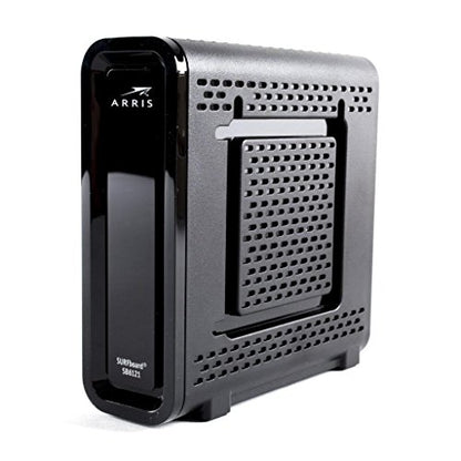 ARRIS 6.4" x 2" x 8.7" SB6121 Cable Modem, Wired, 4 Ports, 172 Mbps Down, 132 Mbps Up