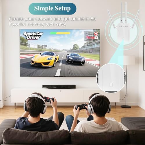 JOYOCHO Wireless WiFi Extender 802.11n Data Transfer Rate 300 Mbps 2.4GHz