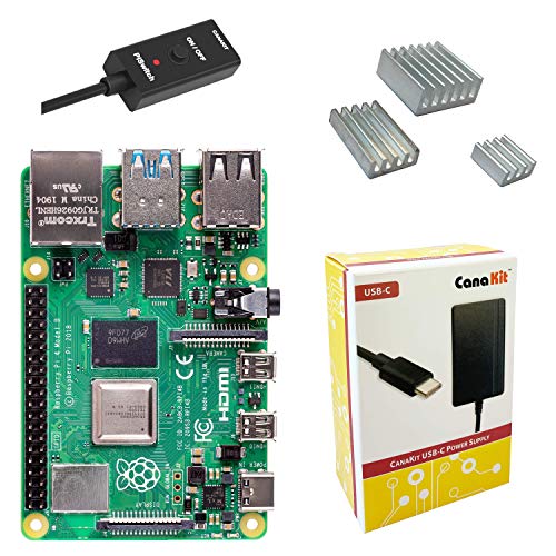 CanaKit 2GB Raspberry Pi 4 Model 99279 Linux 1.5 GHz Quad Core