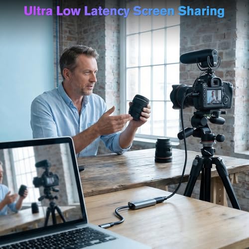 VIXLW U168-1 HDMI Capture Card 1080p USB 3.0 Plug and Play Streaming Video Capture