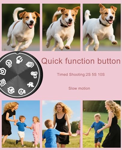 FLATIC 5K WD08 Digital Camera, 75MP Resolution, MP4 Format, Compact Category