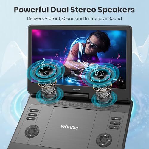 WONNIE 14.1" W-1468 1280x800 LCD Portable DVD Player