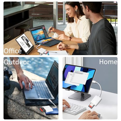 LBSC USB C SD Card Reader 2-Slot Type C Compatible