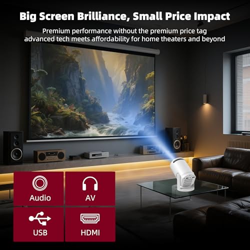 Geylnxng Portable Q5 Mate 1920x1080 Pixels LCD Projector