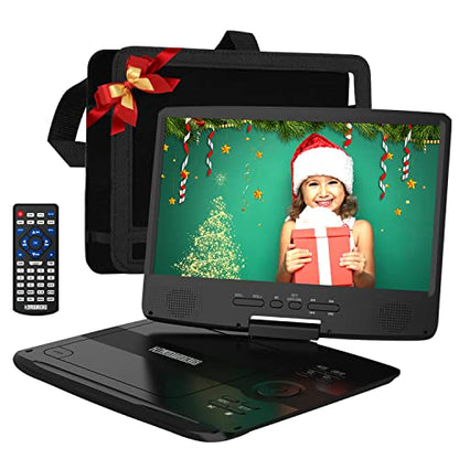 HDJUNTUNKOR 10.1" HD Portable DVD Player HDPDVD-01 1024x600 30-Day Refund