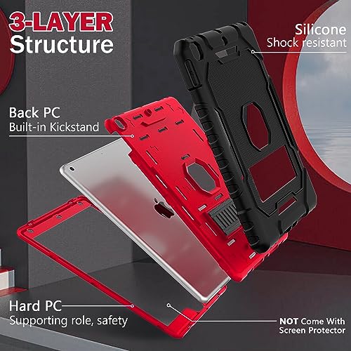 ZoneFoker 10.2 inch Case for iPad 9th/8th/7th Generation Heavy Duty Protection