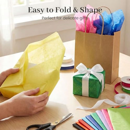 3 Otters 150 Count Gift Wrap Tissue Paper 14x20 Inch Bulk Pack