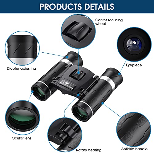 FLYANT 25MM 200X25 Compact Binoculars Waterproof
