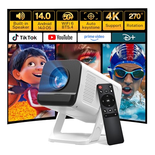 LYNCAST Mini Video Projector X1 1280x720 400 ANSI Lumens LCD Portable