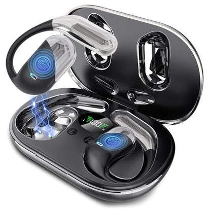 Paekole 2 x AI Translation Earbuds YYK-Q16-1 Wireless Charging Case Black