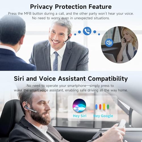 Boytond YYK-520-2 USB Dongle Single Ear Bluetooth Headset Wireless 10 Hour Battery Life