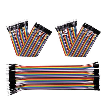 ELEGOO 120pcs Dupont Wire Kit Male to Female, Male to Male, Female to Female Connection Cables