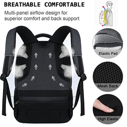 Volher 15.6 Inch Laptop Backpack YK-006 Black