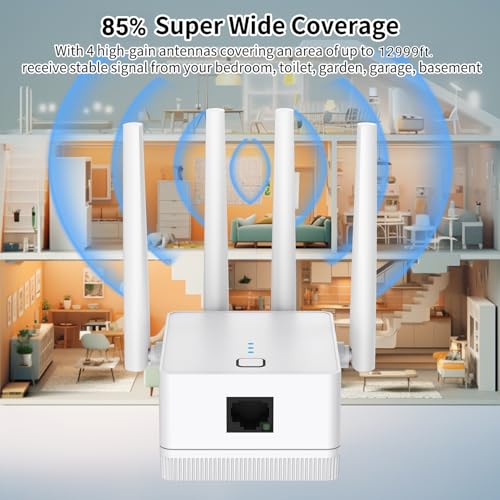 Nonser 1200Mbps Dual-Band WiFi Extender M-97C WiFi Repeater