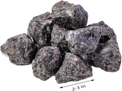 AZKRWFLM 0.67 lb Yooperlite Rocks Natural Fluorescent Minerals for Crafts and Decoration