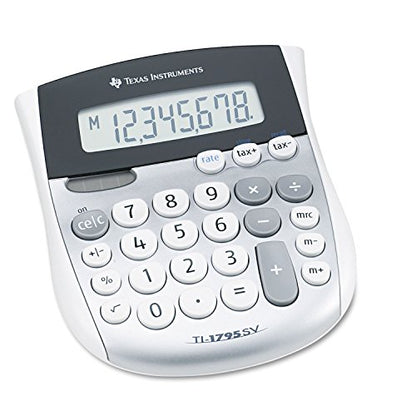 Texas Instruments 4.5" TI-1795 SV LED Handheld Calculator Standard Function Solar Powered