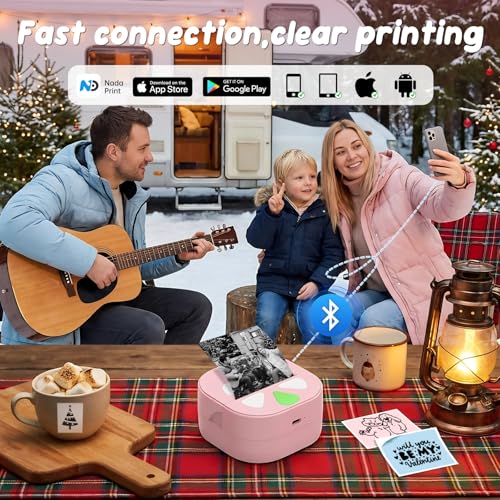 HKHKPI D20 Sticker Printer Monochrome 203dpi 60ppm Portable