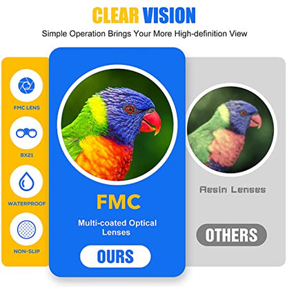 LET'S GO! DIMY 666 Compact Binoculars 8x Magnification 21mm Objective Lens Fully Multi-Coated