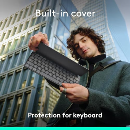 Logitech 220 Grams KEYS-TO-GO 2 78 Keys Bluetooth Keyboard QWERTY Portable Configuration