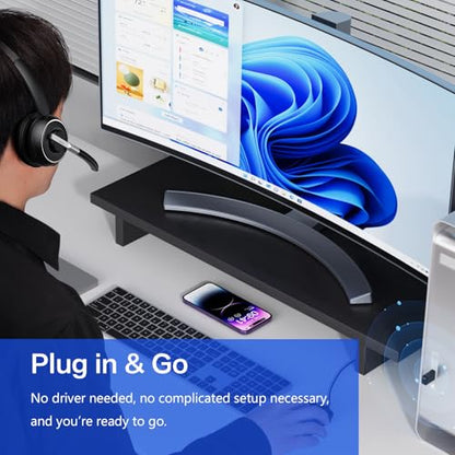 PrancyBt KH122M Bluetooth Wireless Headset with Noise Cancelling Microphone