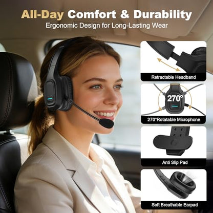 BlueFire Bluetooth Headset M100 Wireless Earphone Active Noise Cancellation In Ear