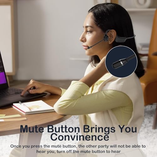 Hostena DG10 Open Ear Bluetooth Headphones Bone Conduction Noise Cancellation