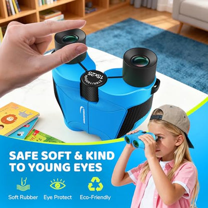 Aurosports 25mm 15x Model 1525-Blue Binoculars