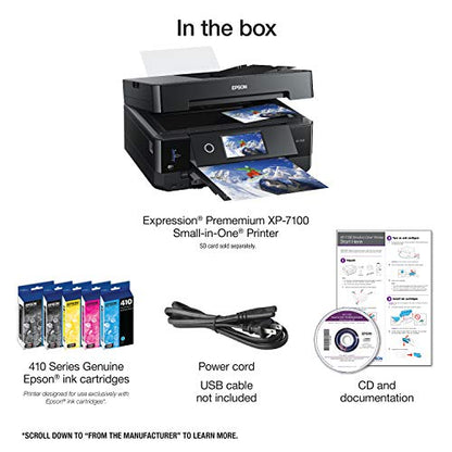 Epson Expression Premium XP-7100 4800 dpi Inkjet Printer with Wireless Connectivity