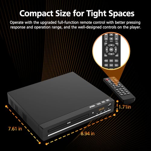 Wxjwyt DVD Player DVD-003 1920x1080 Region Free