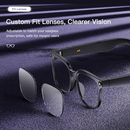 Dormiro 6.5 x 7 x 3 inches YT-1010 1080p Waterproof Smart Glasses