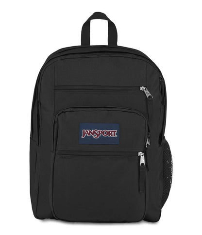 JanSport Big Student Backpack JS0A47JK008 Black Polyester Laptop Backpack with 2 Compartments