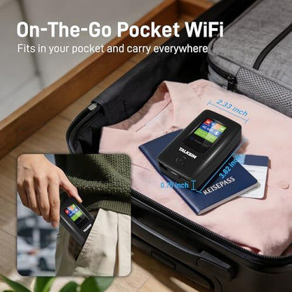 TALKSIM 10GB Data Model MF67 Cellular 4G LTE Portable Wi-Fi Hotspot