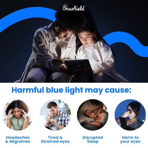 Ocushield 15.6" OCUVDU15Z Anti-Blue Light Screen Protector - HD Clear