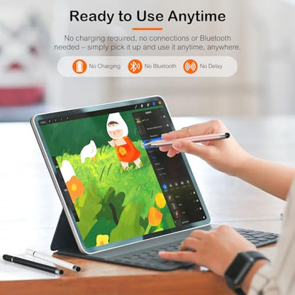 ISVO 3pcs Stylus Pen for All Touch Screen Devices 2048 Levels Pressure Sensitivity Plastic Enclosure