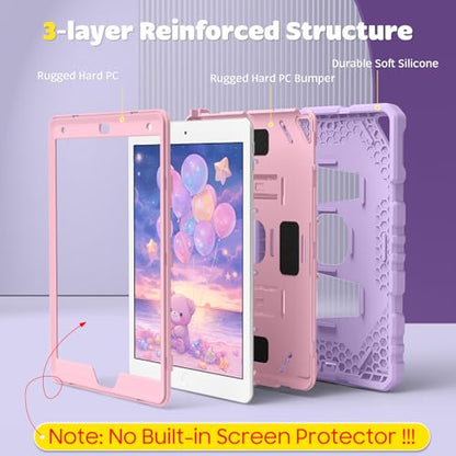 FINTIE 10.2" EPAK468 Case for iPad 9th/8th/7th Gen (2021/2020/2019) Hybrid Polycarbonate/Silicone