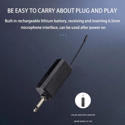 HUACAM Handheld-M68 Wireless Microphone 70dB 1 Channel Unidirectional Grey